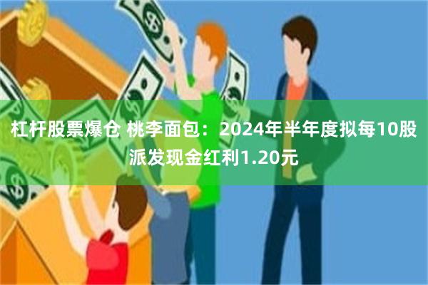 杠杆股票爆仓 桃李面包：2024年半年度拟每10股派发现金红利1.20元